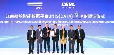 DNV Awards Jiangnan Shipyard AiP for Intelligence System